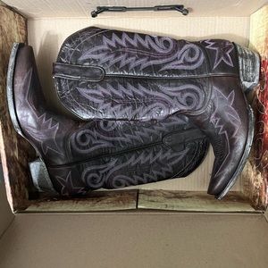 old gringo womens boots size 8 purple nevada rare discontinued in box